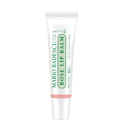 Mario Badescu Moisturizing Rose Lip Balm for Dry Cracked Lips, Infused with Coconut Oil and Shea Butter - Maple Wellness Supplements