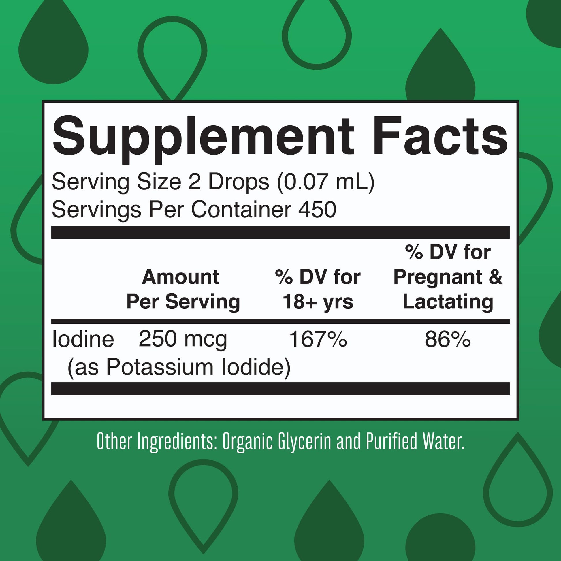 MaryRuth Organics Iodine Liquid Drops | Potassium Iodide | 1 Year Supply | 450 Servings | Thyroid Health | USDA Organic| - Maple Wellness Supplements