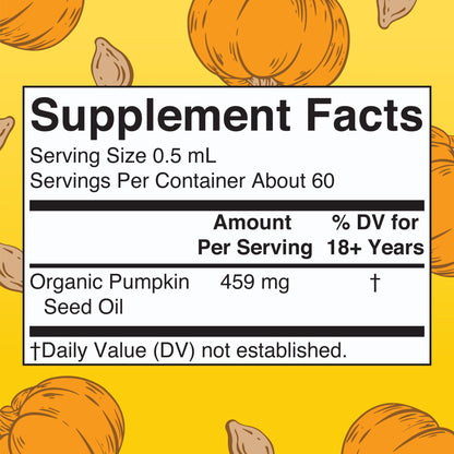 MaryRuth Organics Pumpkin Seed Oil Cold Pressed | 2 Month Supply | USDA Organic Pumpkin Seed Liquid Drops for Men and Women | Urinary Health in Men | Sugar Free | Vegan | Non-GMO | 60 Servings - Maple Wellness Supplements