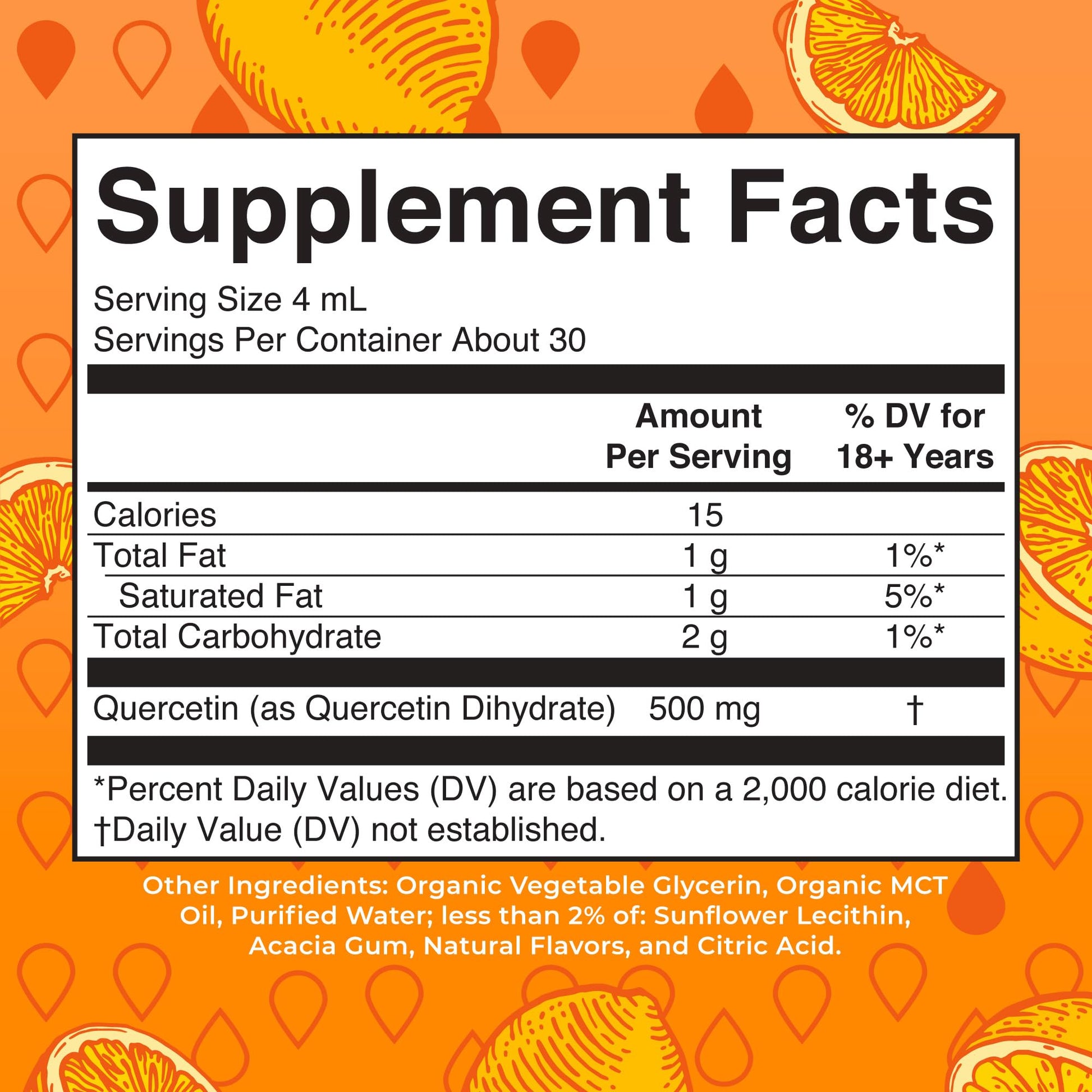 MaryRuth Organics Quercetin Liquid Drops | Sugar Free | 500mg for Adults 18 & Over | Cardiovascular Health for Adults | Bioflavonoid | Vegan | Non-GMO | Gluten Free | 4 Fl Oz - Maple Wellness Supplements