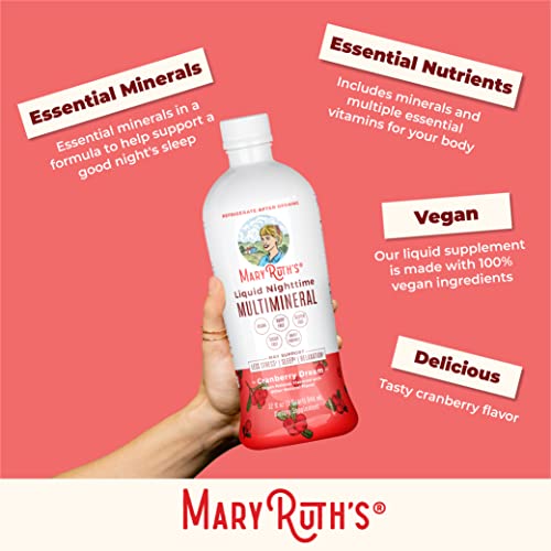 MaryRuth's Liquid Morning Multivitamin Essentials+ | Vitamin A C D E B6 B12 K2 Biotin Zinc | Mens Womens Multivitamin | Immune Support | Beauty | Sugar Free | Vitamins for Ages 1+ | Vegan | 32 Fl Oz - Maple Wellness Supplements