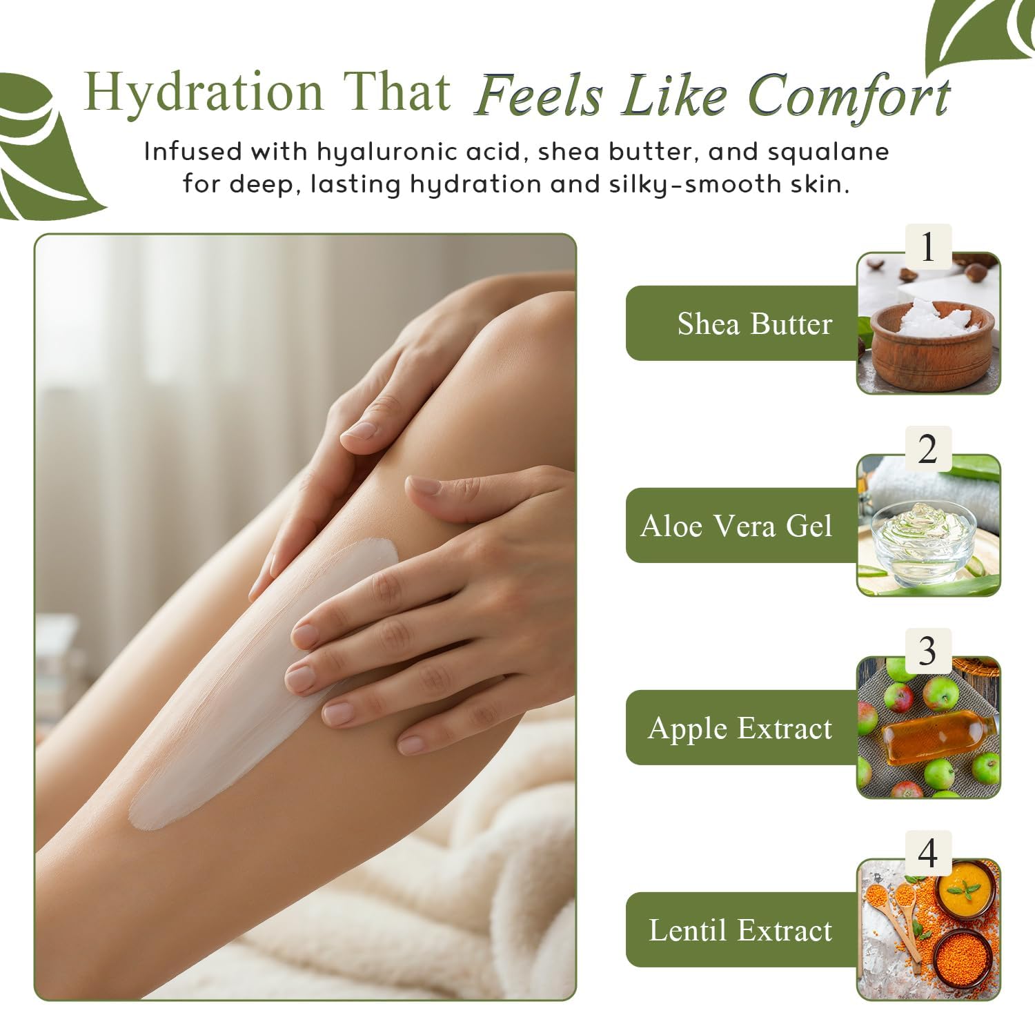 M.D. Blend Crepe-Ease Body Moisturizer Anti Aging Retinol Cream Firming, Smoothing & Hydrating Cream for Crepey Skin on Neck, Arms & Legs Crepe Skin Repair, Advanced Crepe Fix, 4 oz - Maple Wellness Supplements