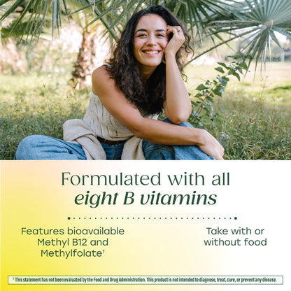 MegaFood Balanced B Complex - Vitamin B Complex for Women & Men - Vitamin B6, B12, Folate, Biotin - Cellular Energy Metabolism - Maple Wellness Supplements