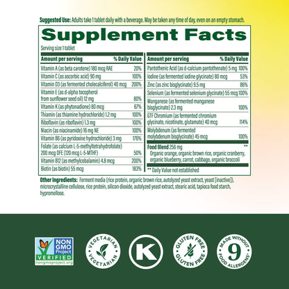 MegaFood, Women Over 55 One Daily, Supports Optimal Health and Wellbeing, Multivitamin and Mineral Dietary Supplement - Maple Wellness Supplements