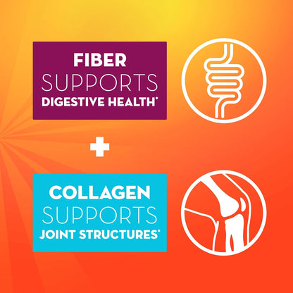 Metamucil Daily Fiber + Collagen, Psyllium Husk Powder, Plant Based Fiber Supplement, Sugar-Free with Stevia, 3-in-1 Fiber Supplement - Maple Wellness Supplements