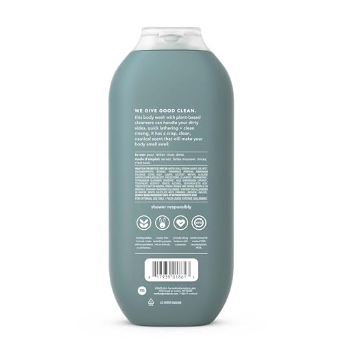Method Men Body Wash, Sea and Surf Scent, Paraben and Phthalate Free, Quick-Lathering - Maple Wellness Supplements
