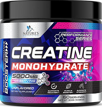 Micronized Creatine Monohydrate Powder - 100% Pure Unflavored Creatine Powder - Maple Wellness Supplements