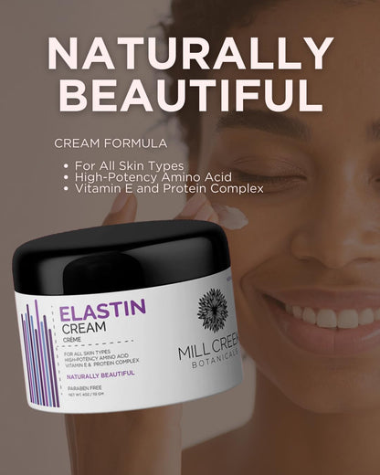 Mill Creek Botanicals Elastin Cream , 4 Ounce - Maple Wellness Supplements