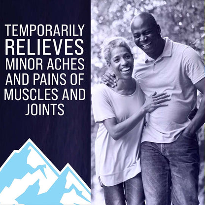 Mineral Ice Original Therapeutic Menthol Pain Relief Gel. Greaseless with "Deepcold" Pain Reliever. Provides Cooling & Penetrating Relief for Arthritis, Simple Backache, Strains & Sprains (8 Ounce) - Maple Wellness Supplements