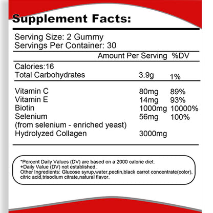 Moxca Hydrolyzed Marine Collagen Gummies for Women | Vegan Collagen Support with Biotin, Vitamins C & E | Daily Beauty Supplement for Hair, Skin & Nails | Natural Fruit Flavor, Clean Formula - Maple Wellness Supplements