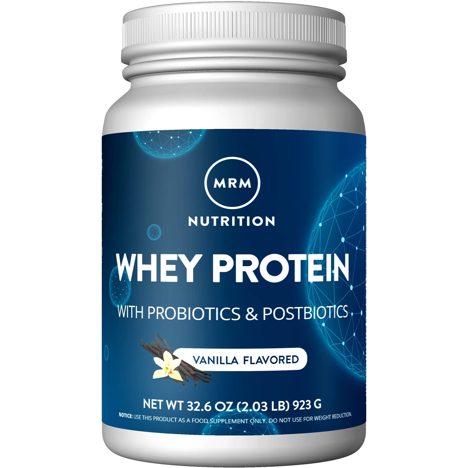 MRM Nutrition Whey Protein | Vanilla Flavored |18g Protein | with 2 Billion probiotics - Maple Wellness Supplements