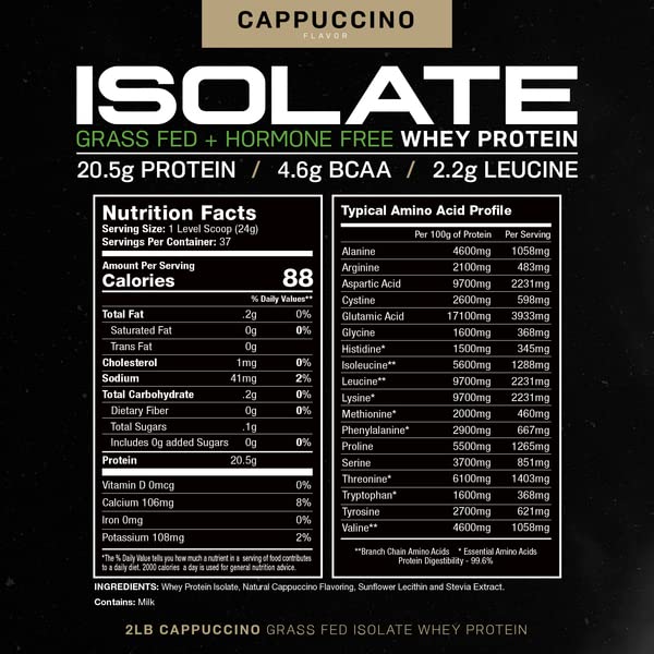 Muscle Feast Grass-Fed Whey Protein Isolate, All Natural Hormone Free Pasture Raised - Maple Wellness Supplements