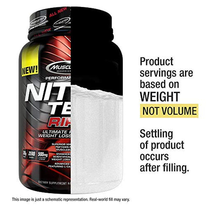 MuscleTech Nitro-Tech Ripped Lean Whey Protein Powder Whey Protein Isolate Weight - Maple Wellness Supplements