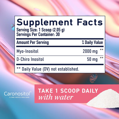 Myo-Inositol & D-Chiro Inositol Powder | Hormone Balance for Women | Ideal 40:1 Ratio - Maple Wellness Supplements