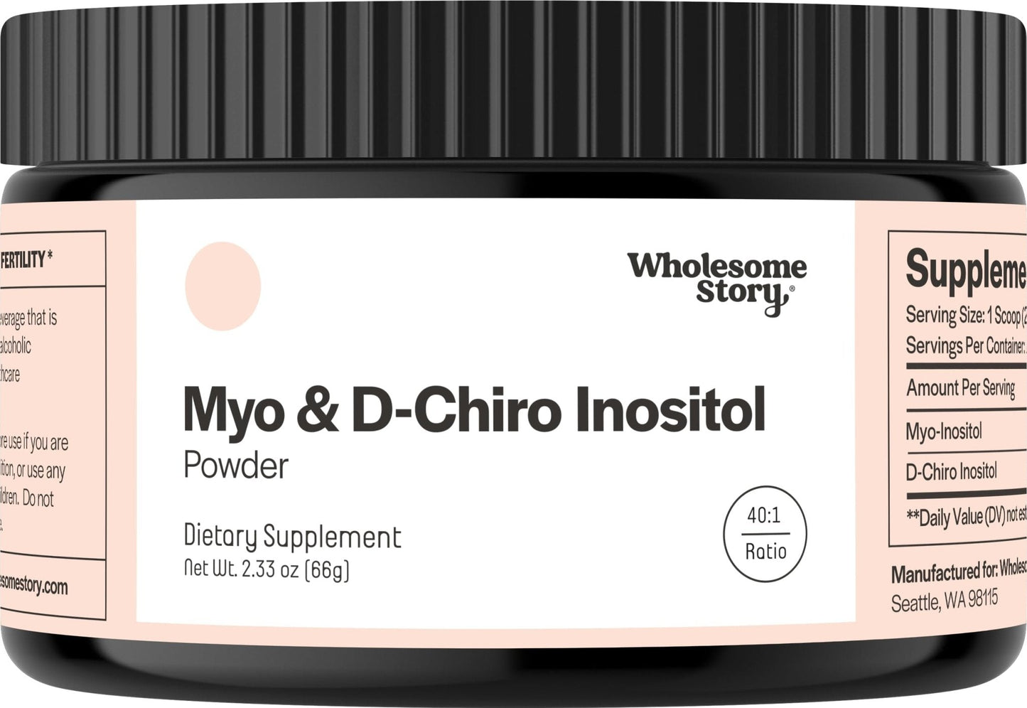 Myo-Inositol & D-Chiro Inositol Supplement Powder for Women | Hormonal Balance & Healthy Ovarian Function Support - Maple Wellness Supplements