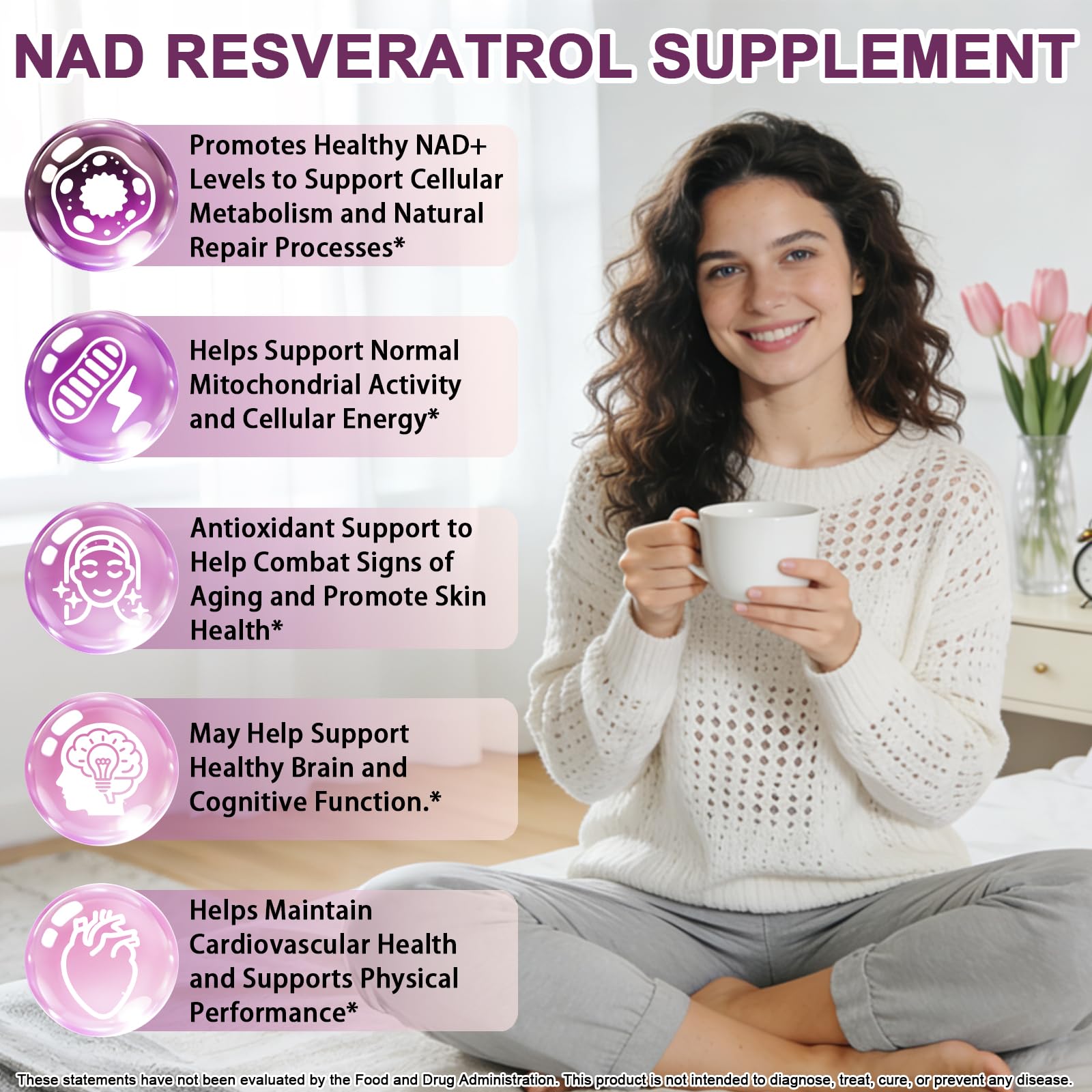 NAD+ Supplements for Men & Women, Extra Strength NMN Alternative Liposomal Nad⁺ Supplement with Resveratrol Quercetin for Cellular Energy & NAD+ Levels, Fast Absorption Liquid NAD Plus丨NON-GMO, 2Fl Oz - Maple Wellness Supplements