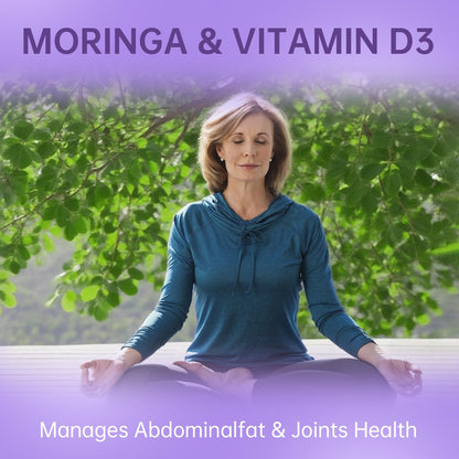 Natener Menopause Supplement for Women, Relieves 12 Menopausal Symptoms* | Black Cohosh + Soy Isoflavones + Ashwagandha + Moringa | for Alleviate Hot Flashes*, Night Sweats*, Weight* & Mood Swings* - Maple Wellness Supplements