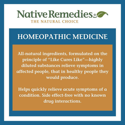 Native Remedies TremorSoothe - Natural Homeopathic Formula to Temporarily Control Shakes, Tremors, Muscle Spasms and Twitches -180 Tablets - Maple Wellness Supplements