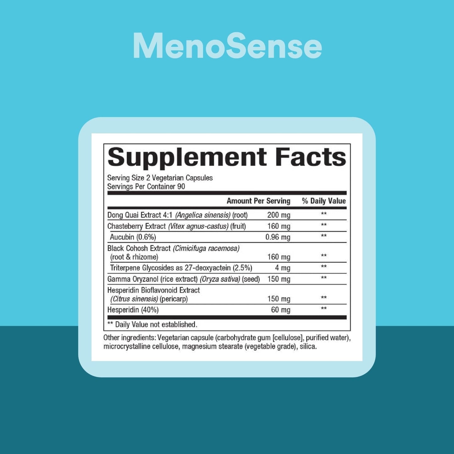 Natural Factors WomenSense MenoSense - Dietary Supplement with Black Cohosh, Chasteberry & Dong Quai - Menopause & Perimenopause Support Supplement - 180 Vegetarian Capsules (90 Servings) - Maple Wellness Supplements