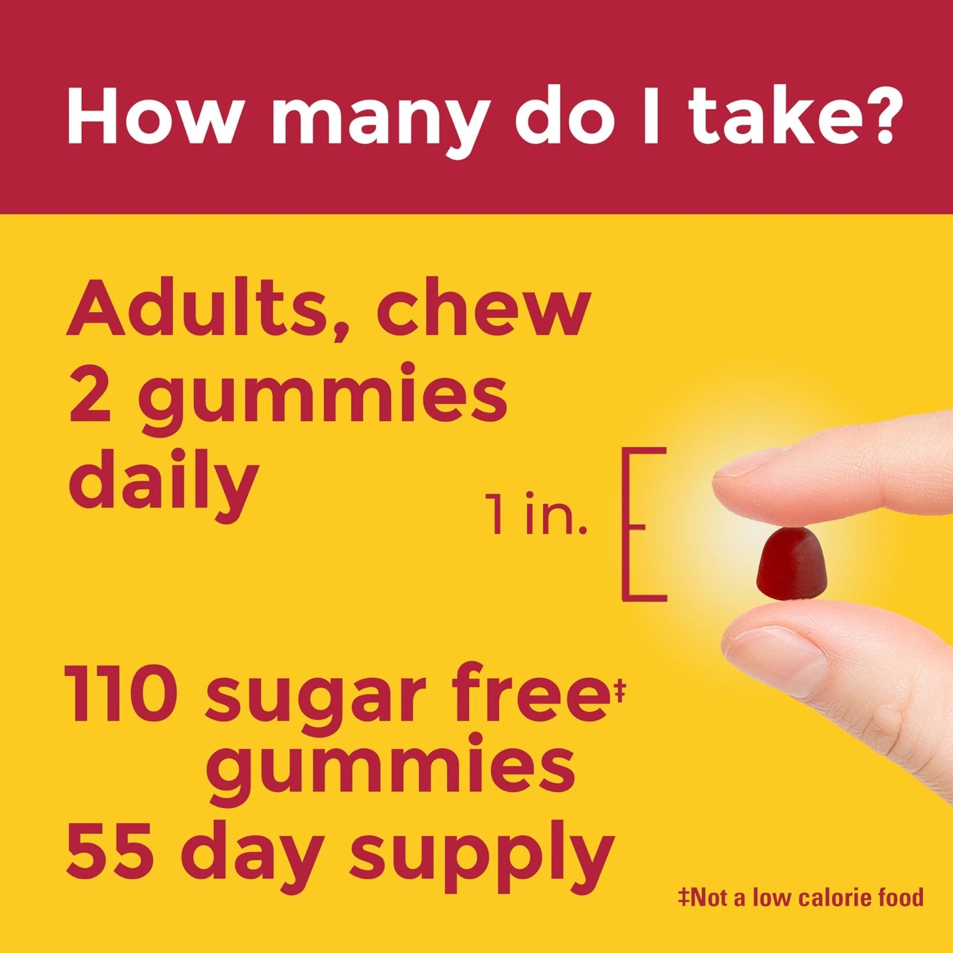 Nature Made Zero Sugar Vitamin D3 Gummies 2000 IU (50 mcg) Per Serving, Bone & Immune Support, Aspartame Free - Maple Wellness Supplements