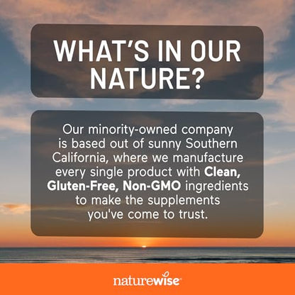 NatureWise Extra Strength Vitamin C Chewable 1000mg for Adults - Natural Orange Flavor - Immune System & Antioxidant Support - Non-GMO - Maple Wellness Supplements