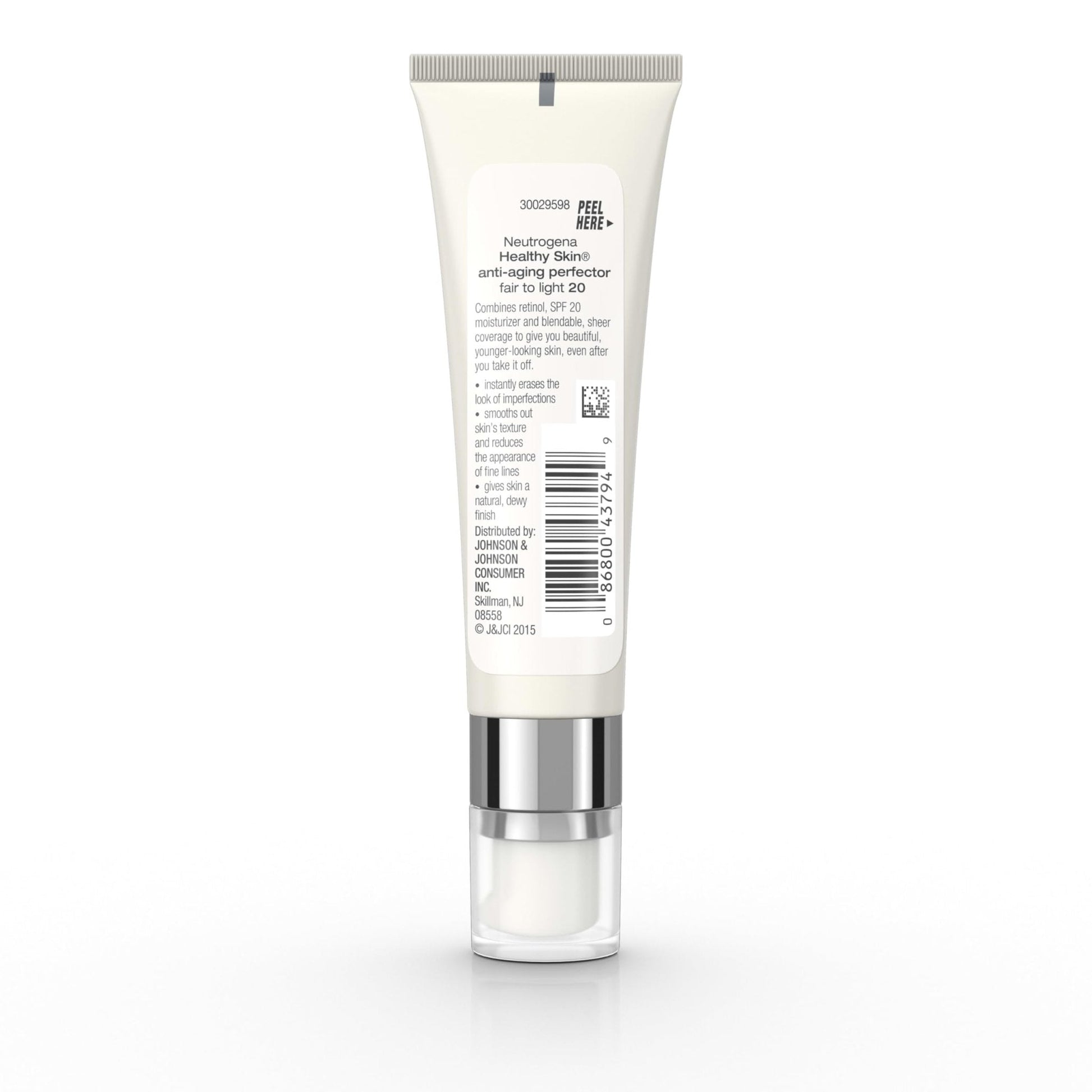 Neutrogena Retinol Treatment and Tinted Facial Moisturizer, Healthy Skin Anti-Aging Perfector with Broad Spectrum SPF 20 Sunscreen - Maple Wellness Supplements