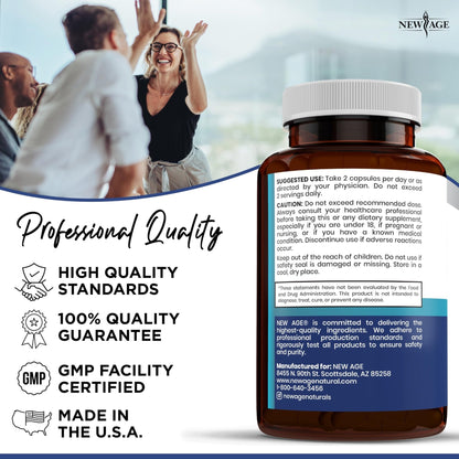 NEW AGE Pro Optimize Probiotics for Women, Menopause, Digestive Health - Support for Bloating, Hot Flashes, Joint Support, Night Sweats - Maple Wellness Supplements