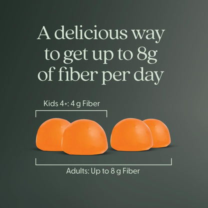 New Chapter Organic Fiber Gummies for Adults & Kids (Age 4+), Plant-Based Prebiotic Fiber for Digestive Health, Vegan, Non-GMO, USDA Organic - Maple Wellness Supplements