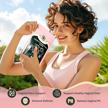 NIUSISE Feminine Balance Gummies, Premium Balance Supplement for Women PH Health, Immune Support, Energy Support, Vegan, Gluten-Free, Strawberry Flavor, - Maple Wellness Supplements