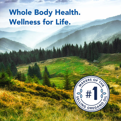 NORTH AMERICAN HERB & SPICE Oreganol P73, 120 Softgels - Immune System Support - Unprocessed, Vegan Friendly Wild Oregano - Maple Wellness Supplements
