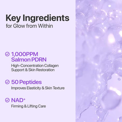 numbuzin No.9 NAD+ Salmon PDRN Glow Boosting Toner, Hydrating & Firming Toner for Wrinkles, Fine Lines & Dull Skin - Maple Wellness Supplements