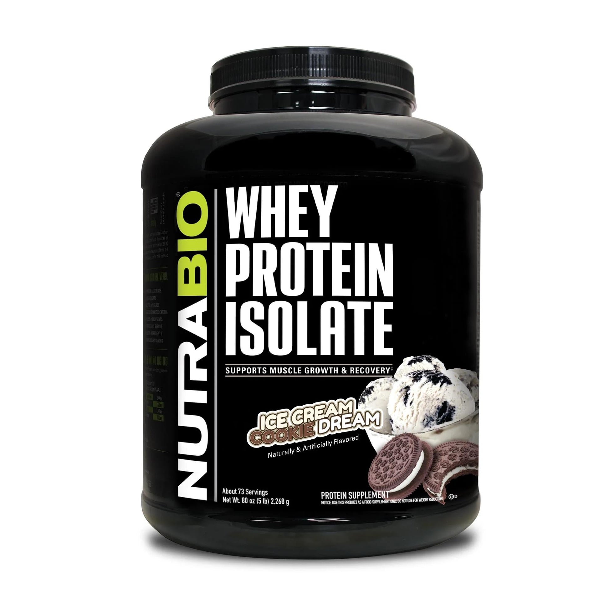 NutraBio Whey Protein Isolate Supplement – 25g of Protein Per Scoop with Complete - Maple Wellness Supplements