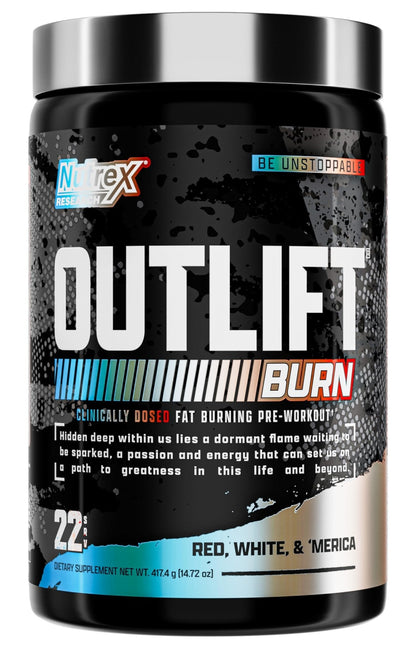 Nutrex Research Outlift Burn Thermogenic Pre Workout Powder, 2 in 1 Performance - Maple Wellness Supplements