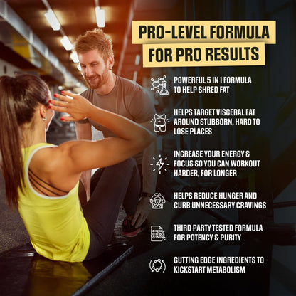 Nutrimend IQ Rapid Shred Pro Series 5X | Supports GLP-1 Pathway Function | Weight Loss Pills for Women & Fat Burner for Men + Appetite Suppressant Supplement - Maple Wellness Supplements