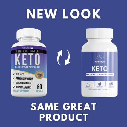 Nutriumph Keto BHB exogenous ketones | Keto Diet Pills | Advanced Ketone Supplement - Maple Wellness Supplements