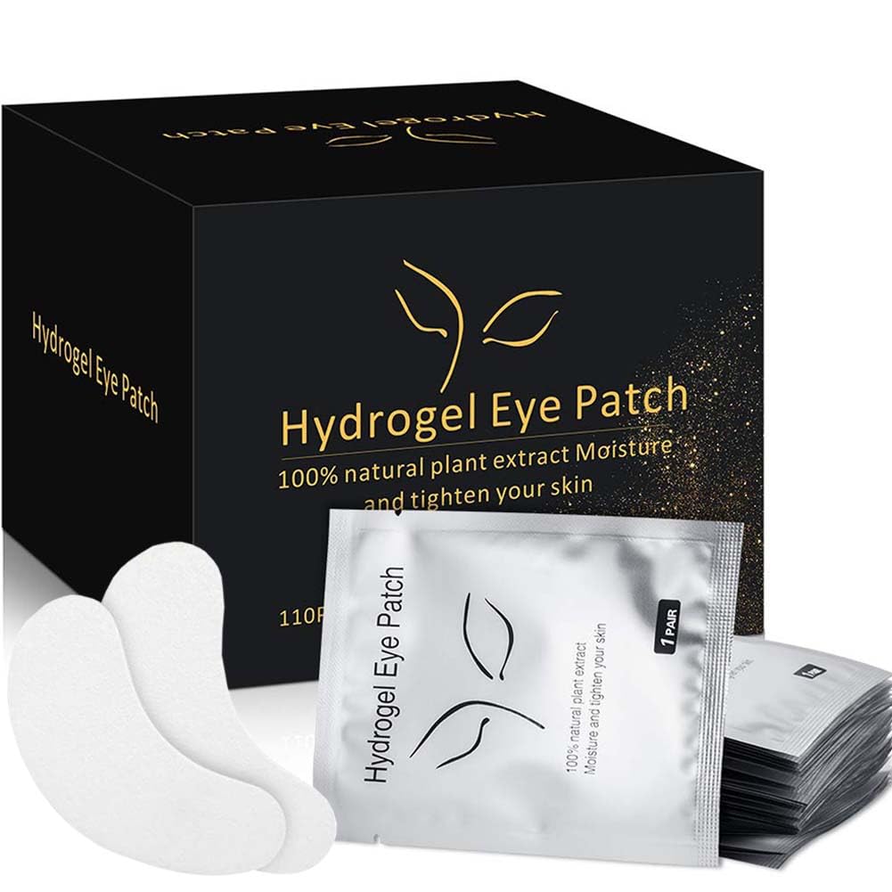 Ocim 100 Pairs Under Eye Pads Lash Extensions,Hydrogel Gel Eye Patches for Lashes Extension/Eyelash Tinting - Maple Wellness Supplements