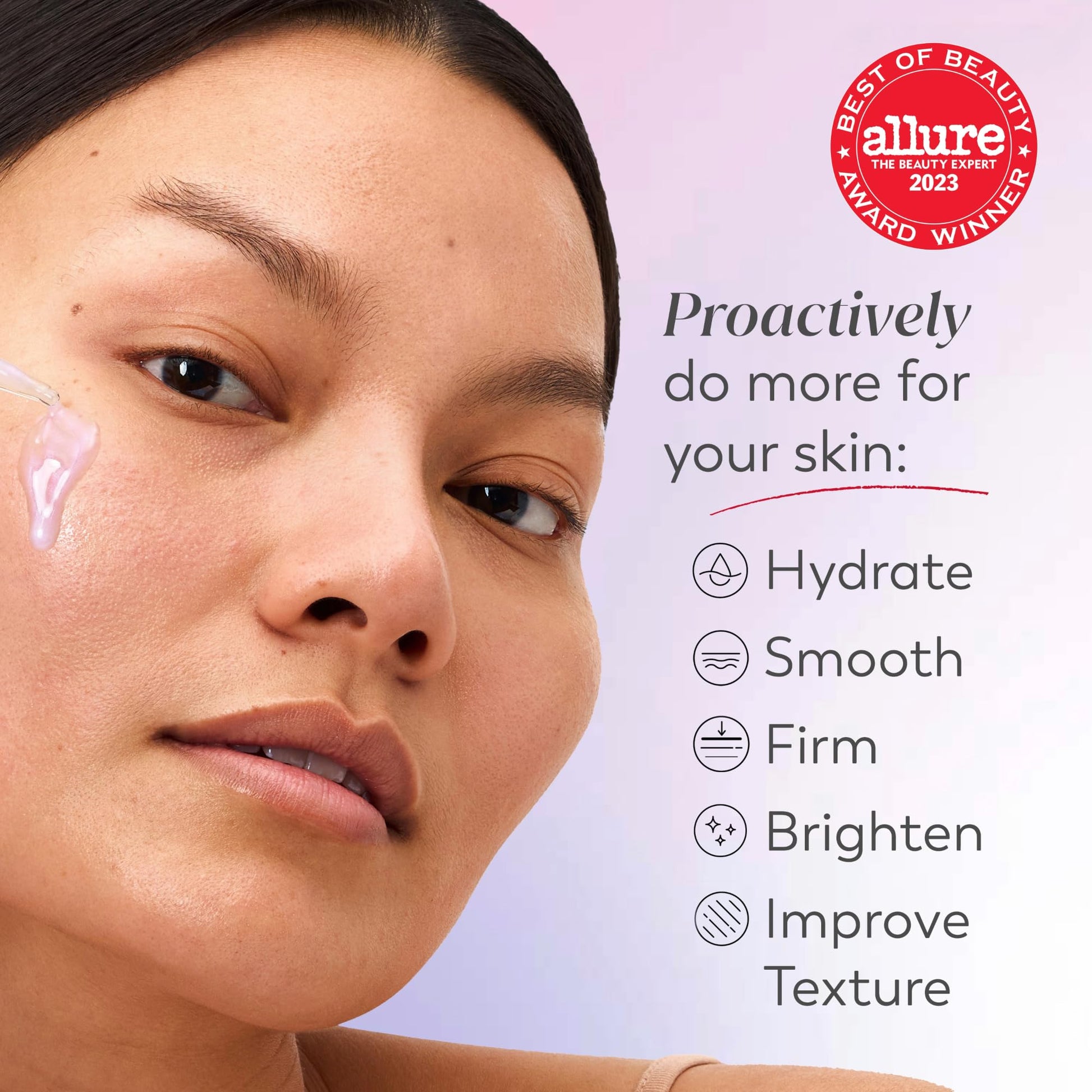 Olay Super Serum - Glow Serum for Face - Activated Niacinamide, Vitamin C & E, Collagen Peptide, AHA - 5-in-1 Benefits - Brightens, Hydrates, Smooths, Firms, Evens Tone, Proactive Anti-Aging, 1.7 Oz - Maple Wellness Supplements