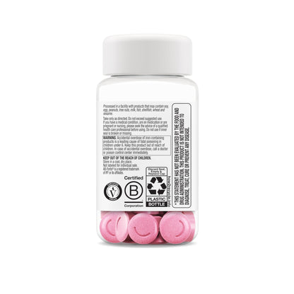 OLLY Delightful Iron Chewable Tablet, Iron Supplement from AB Fortis, Fruit Punch Flavored, 30 or 20 Day Supply - 60 Count - Maple Wellness Supplements