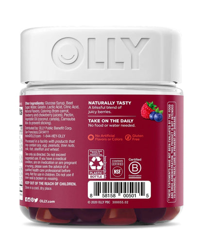 OLLY Gift, Family 2 Pack: Women's Multivitamin Gummy (90 Count), Kids Multivitamin + Probiotic Gummy (70 Count), Vitamins A, D, C, E, B, Chewable Supplement - Maple Wellness Supplements