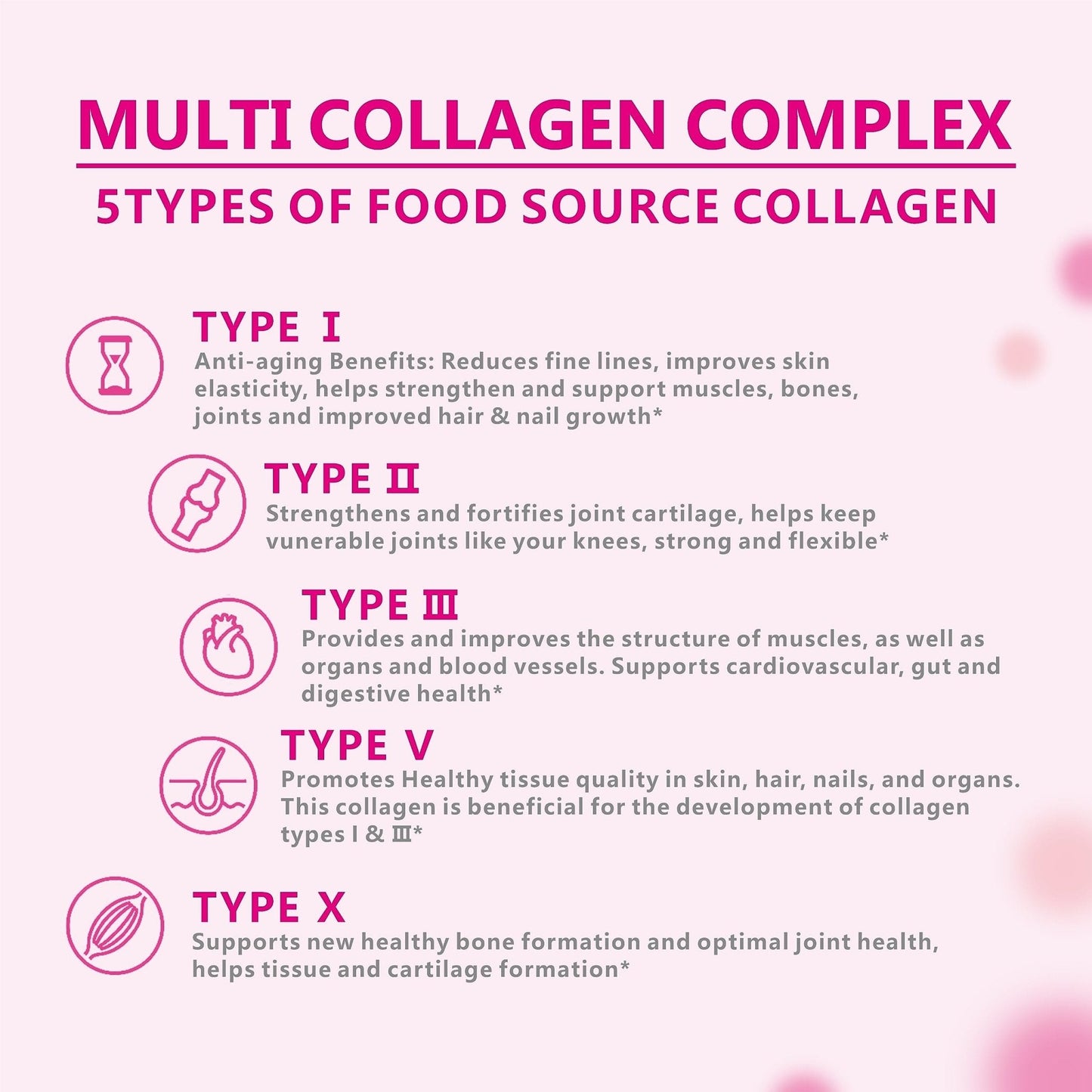 OMOGS Collagen Peptides Powder, with Prebiotics & Cranberry Extract -Hydrolyzed Collagen Peptides Support Hair, Skin, Nail, Bone & Digestive Health - Maple Wellness Supplements