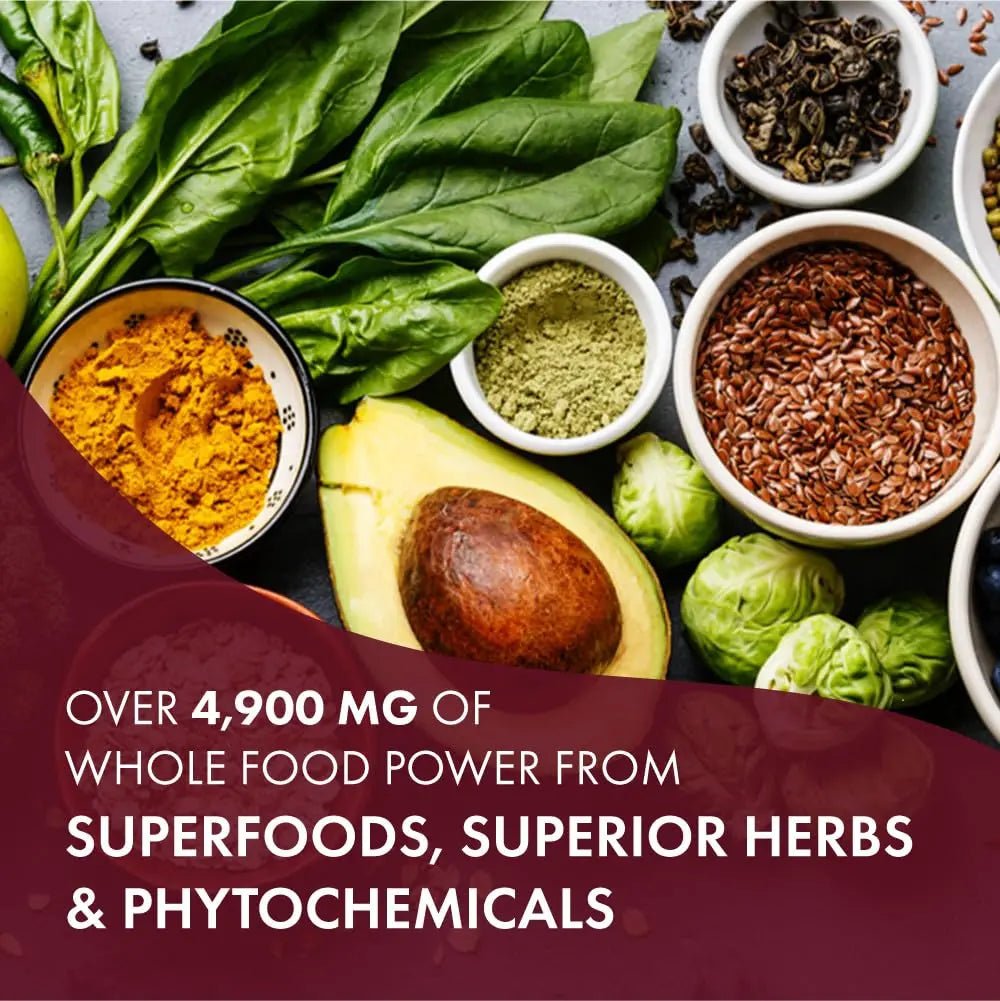 One n Only Whole Food Multivitamin by Pure Essence - Super Energetic Once a Day with Superfoods, Minerals, Enzymes - Maple Wellness Supplements