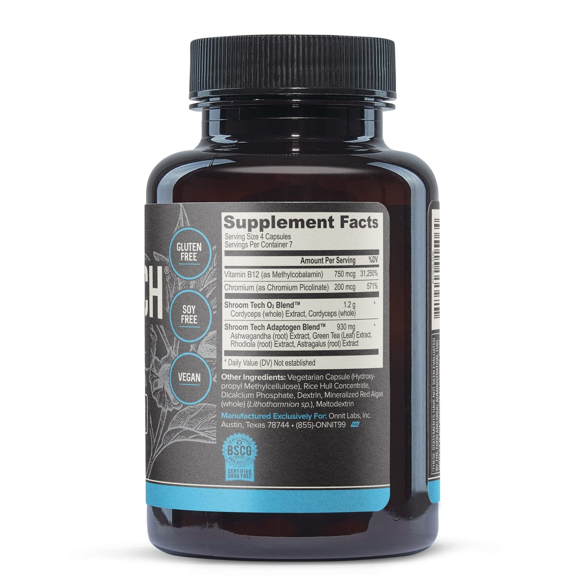 Onnit Shroom Tech SPORT: Clinically Studied Preworkout Supplement with Cordyceps - Maple Wellness Supplements