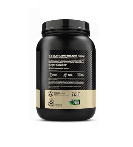 Optimum Nutrition Gold Standard 100% Plant Based Protein Powder, Gluten Free, Vegan - Maple Wellness Supplements