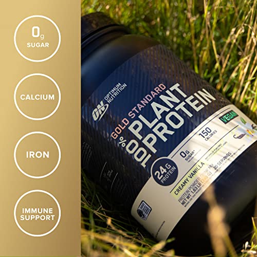 Optimum Nutrition Gold Standard 100% Plant Based Protein Powder, Gluten Free, Vegan Pro - Maple Wellness Supplements