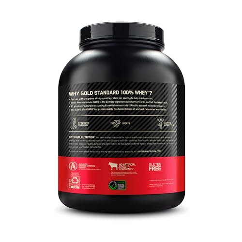 Optimum Nutrition Gold Standard 100% Whey Protein Powder, Coffee, 5 Pound - Maple Wellness Supplements