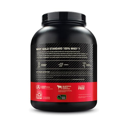 Optimum Nutrition Gold Standard 100% Whey Protein Powder, Coffee, 5 Pound - Maple Wellness Supplements