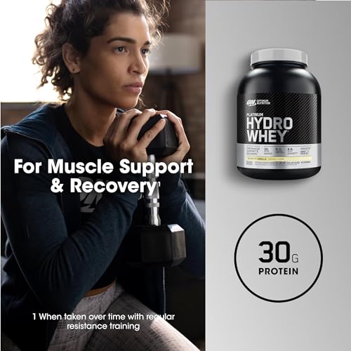 Optimum Nutrition Platinum Hydrowhey Protein Powder, 100% Hydrolyzed Whey Isolate - Maple Wellness Supplements