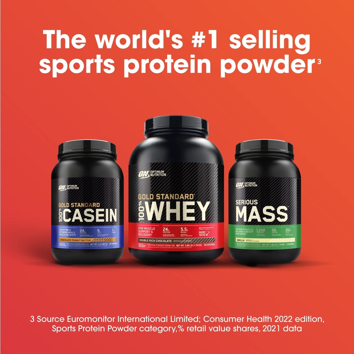 Optimum Nutrition Serious Mass, Weight Gainer Protein Powder for Muscle Gain, Added - Maple Wellness Supplements