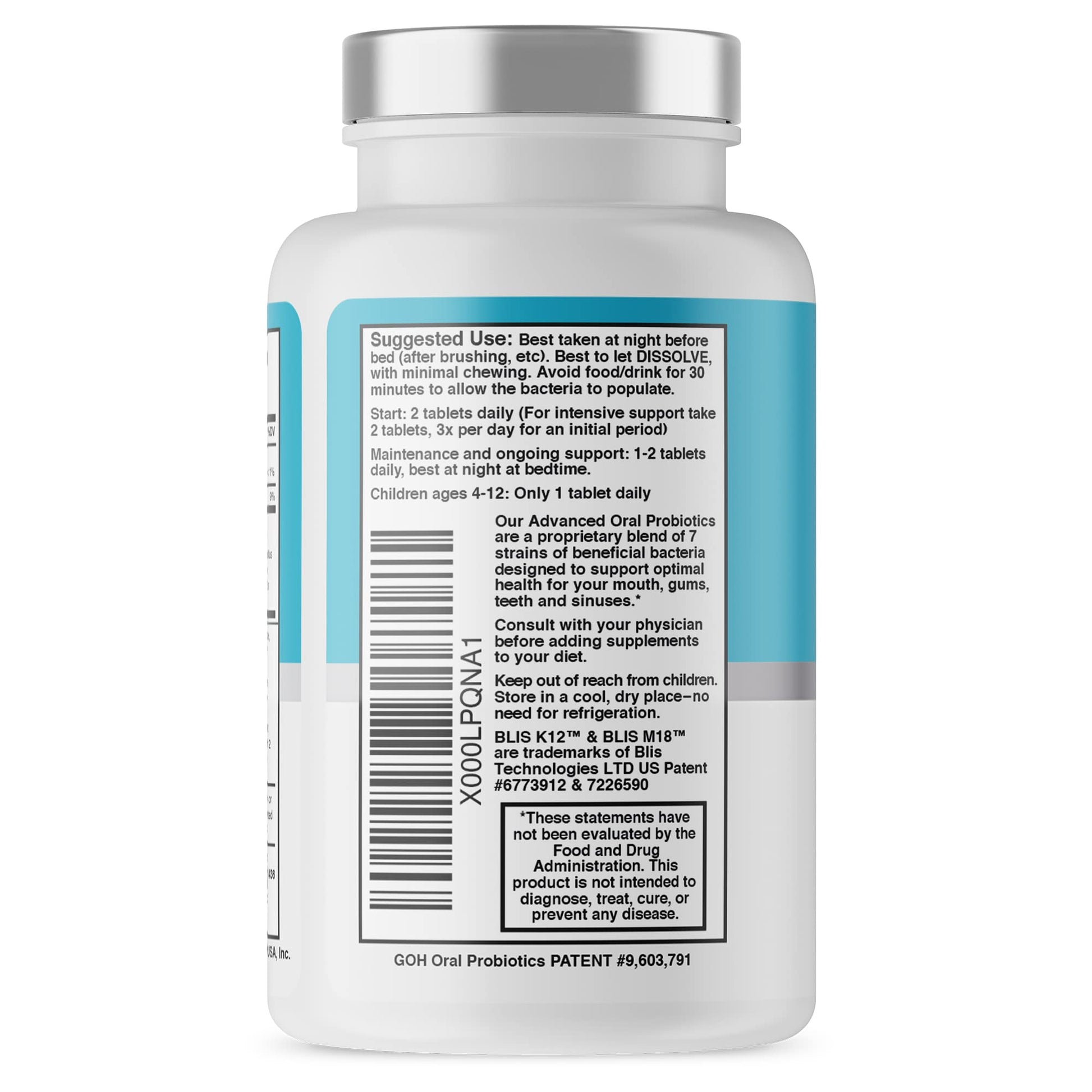 Oral Probiotics for Mouth Bad Breath Treatment for Adults: Dentist Formulated Advanced - Maple Wellness Supplements