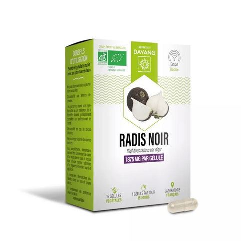 Organic black radish 15 capsules - DAYANG - Maple Wellness Supplements